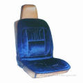 12V DC Heated Seat Cushion, Made of 100% Polyester Velvet Fabric